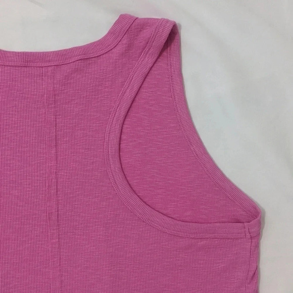 JoyLab Cropped Tank Top, Color Fiji Pink Size XL - Picture 10 of 13